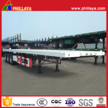 Mechanical Suspension 40FT Container Transport Flatbed 60t Trailer